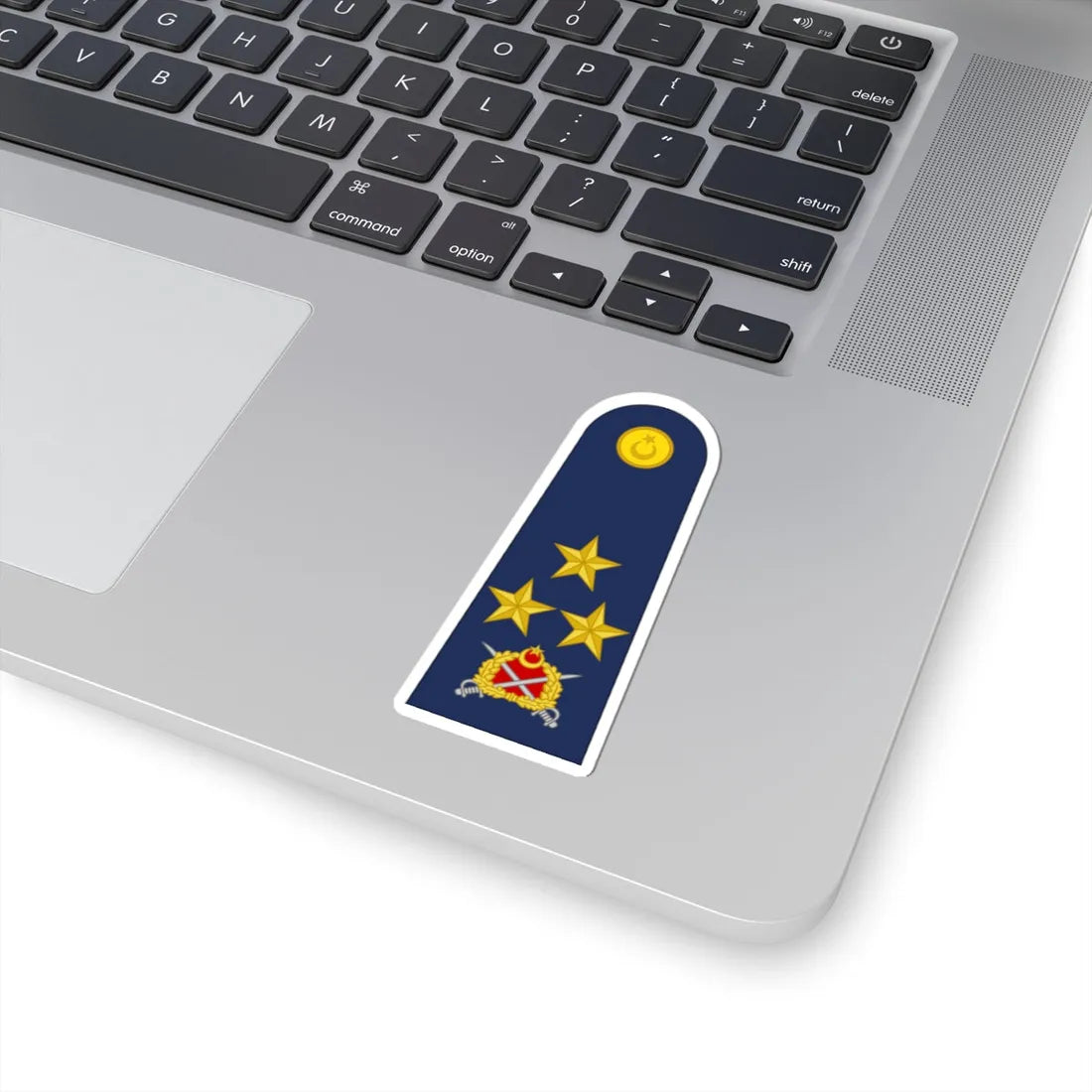 Turkey air force OF 8 (Turkey) (Military Rank) STICKER Vinyl Kiss-Cut Decal - The Sticker Space