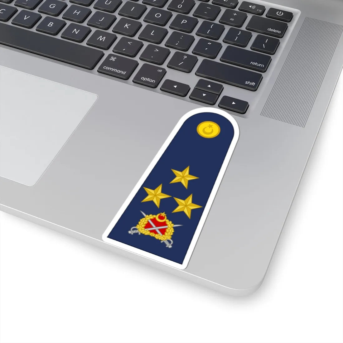 Turkey air force OF 8 (Turkey) (Military Rank) STICKER Vinyl Kiss-Cut Decal - The Sticker Space