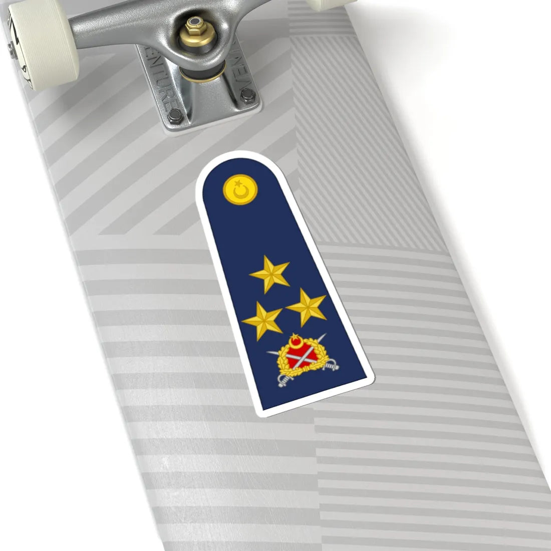 Turkey air force OF 8 (Turkey) (Military Rank) STICKER Vinyl Kiss-Cut Decal - The Sticker Space