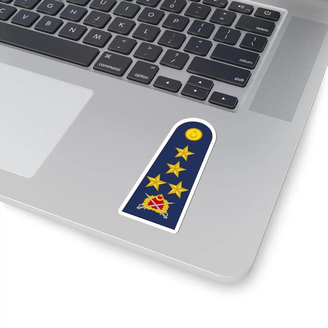 Turkey air force OF 9a (Turkey) (Military Rank) STICKER Vinyl Kiss-Cut Decal - The Sticker Space