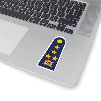 Turkey air force OF 9a (Turkey) (Military Rank) STICKER Vinyl Kiss-Cut Decal - The Sticker Space