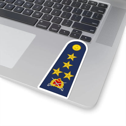 Turkey air force OF 9a (Turkey) (Military Rank) STICKER Vinyl Kiss-Cut Decal - The Sticker Space