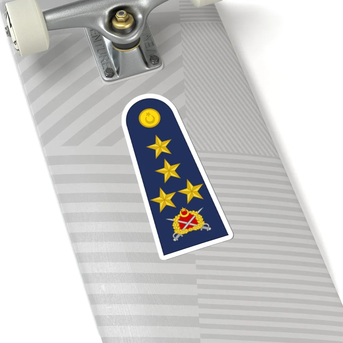 Turkey air force OF 9a (Turkey) (Military Rank) STICKER Vinyl Kiss-Cut Decal - The Sticker Space