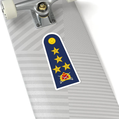 Turkey air force OF 9a (Turkey) (Military Rank) STICKER Vinyl Kiss-Cut Decal - The Sticker Space