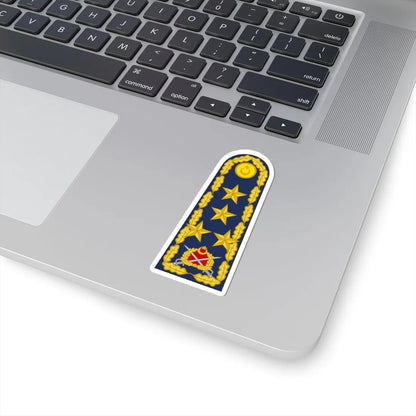 Turkey air force OF 9b (Turkey) (Military Rank) STICKER Vinyl Kiss-Cut Decal - The Sticker Space
