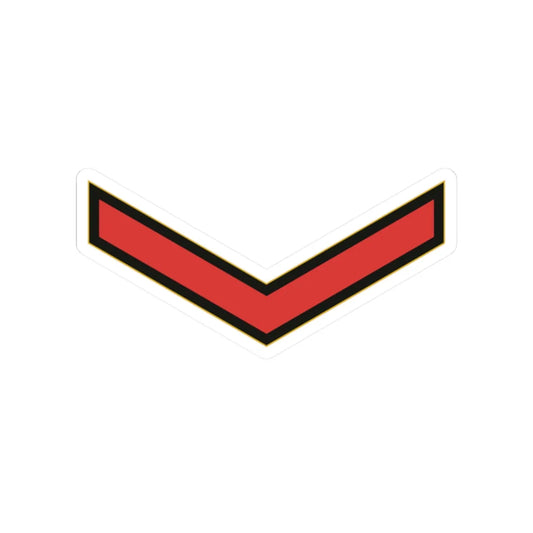 Turkey air force OR 2 (Turkey) (Military Rank) STICKER Vinyl Kiss-Cut Decal 2 Inch White - The Sticker Space