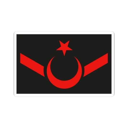 Turkey air force OR 3 (Turkey) (Military Rank) STICKER Vinyl Kiss-Cut Decal 2 Inch White - The Sticker Space