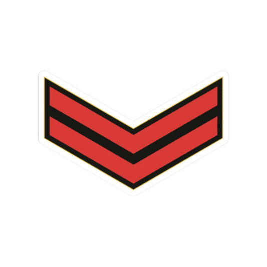 Turkey air force OR 4 (Turkey) (Military Rank) STICKER Vinyl Kiss-Cut Decal 2 Inch White - The Sticker Space