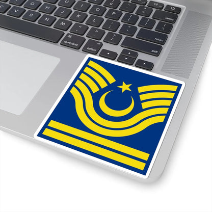 Turkey air force OR 9 (Turkey) (Military Rank) STICKER Vinyl Kiss-Cut Decal - The Sticker Space