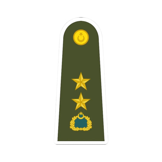 Turkey army OF 4 (Turkey) (Military Rank) STICKER Vinyl Kiss-Cut Decal 2 Inch White - The Sticker Space