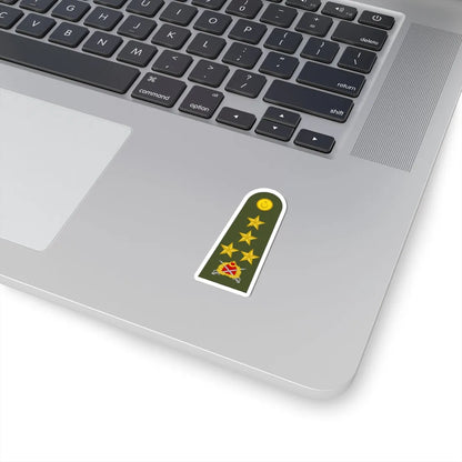 Turkey army OF 9a (Turkey) (Military Rank) STICKER Vinyl Kiss-Cut Decal - The Sticker Space
