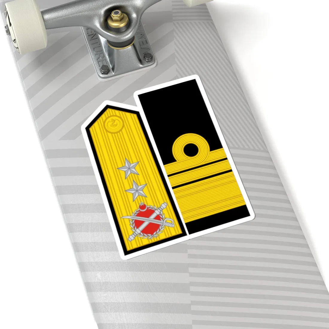 Turkey Navy OF 7 collected (Turkey) (Military Rank) STICKER Vinyl Kiss-Cut Decal - The Sticker Space