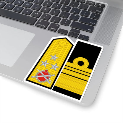 Turkey Navy OF 8 collected (Turkey) (Military Rank) STICKER Vinyl Kiss-Cut Decal - The Sticker Space