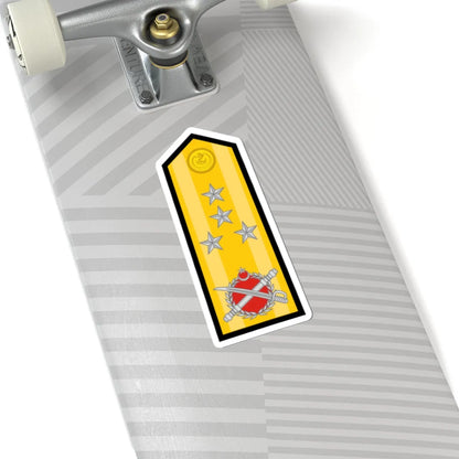 Turkey Navy OF 9 (Turkey) (Military Rank) STICKER Vinyl Kiss-Cut Decal - The Sticker Space