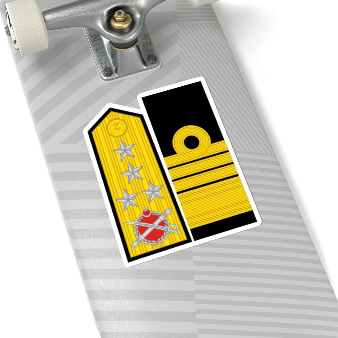 Turkey Navy OF 9a collected (Turkey) (Military Rank) STICKER Vinyl Kiss-Cut Decal - The Sticker Space
