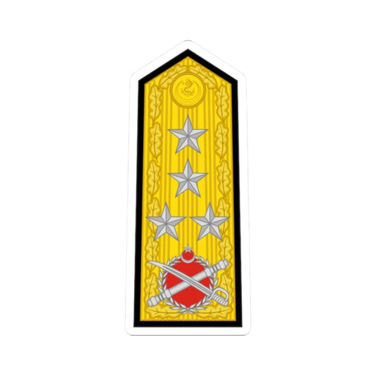 Turkey navy OF 9b (Turkey) (Military Rank) STICKER Vinyl Kiss-Cut Decal 2 Inch White - The Sticker Space