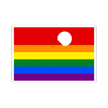 Turkish LGBT by Jestemturk (Turkey) STICKER Vinyl Kiss-Cut Decal 4 Inch White - The Sticker Space