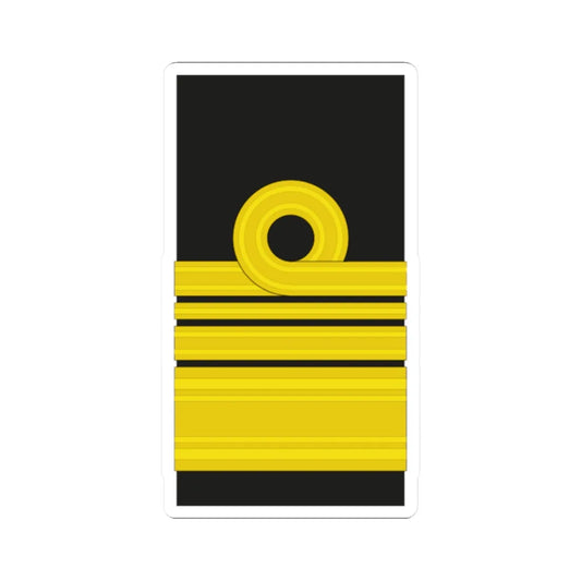 Turkish Navy OF8 (Turkey) (Military Rank) STICKER Vinyl Kiss-Cut Decal 2 Inch White - The Sticker Space