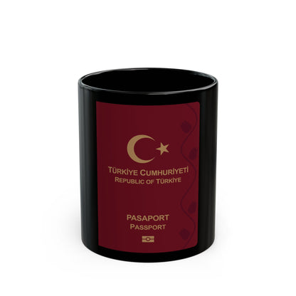 Turkish Passport - Black Coffee Mug