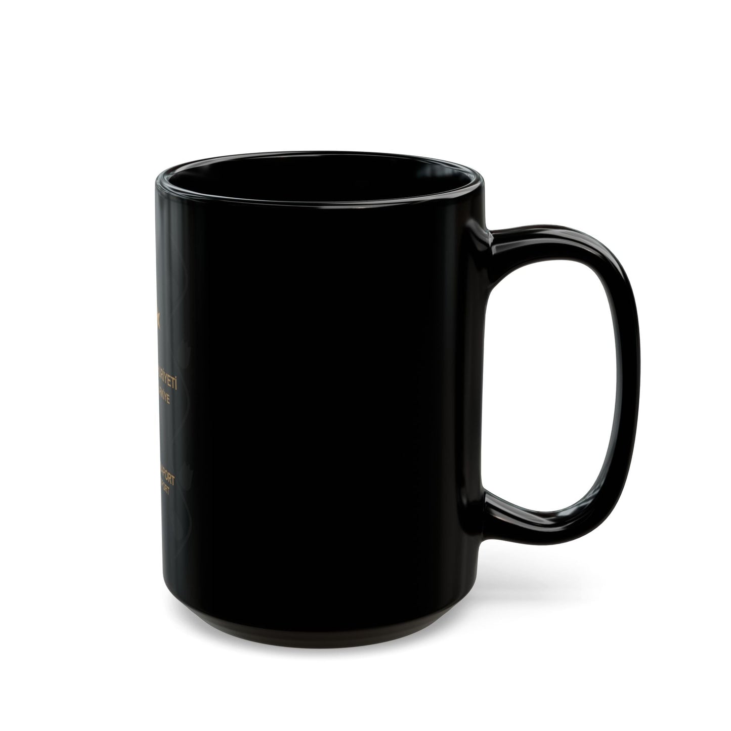 Turkish Passport (Diplomatic) - Black Coffee Mug