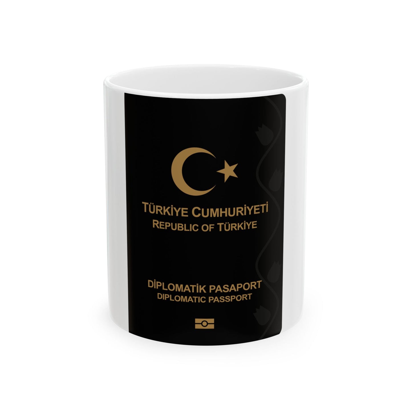 Turkish Passport (Diplomatic) - White Coffee Mug