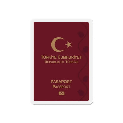 Turkish Passport - Refrigerator Magnet 6 Inch - The Sticker Space