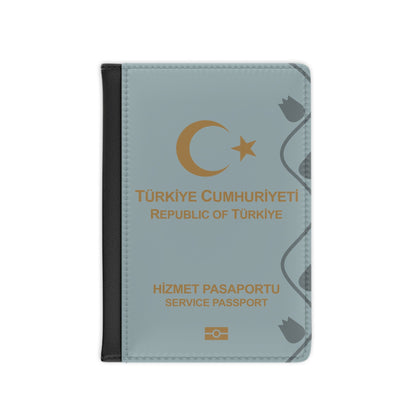 Turkish Passport (Service) - Passport Holder-3.9" x 5.8"-The Sticker Space