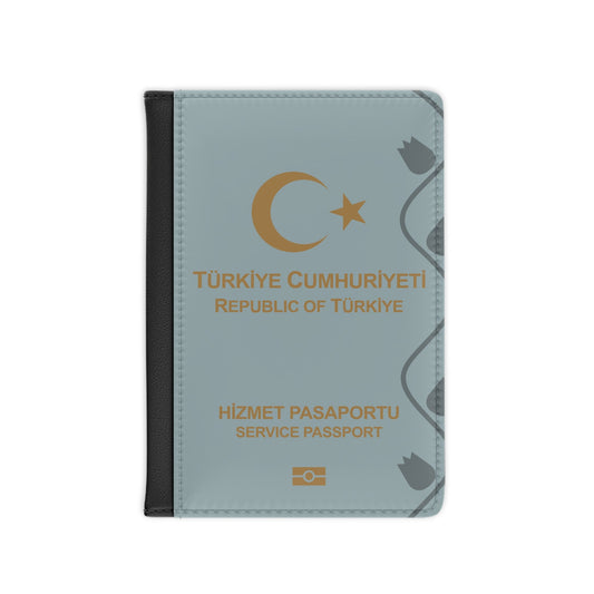 Turkish Passport (Service) - Passport Holder-3.9" x 5.8"-The Sticker Space