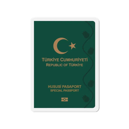 Turkish Passport (Special) - Refrigerator Magnet 3 Inch - The Sticker Space