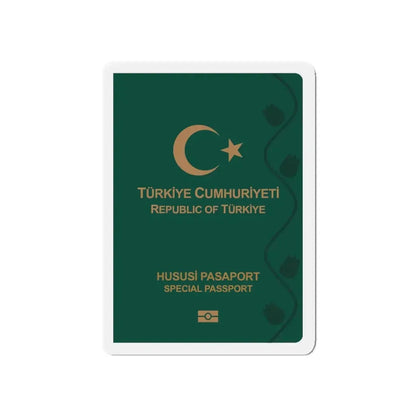 Turkish Passport (Special) - Refrigerator Magnet 5 Inch - The Sticker Space
