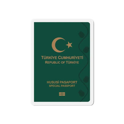 Turkish Passport (Special) - Refrigerator Magnet 6 Inch - The Sticker Space