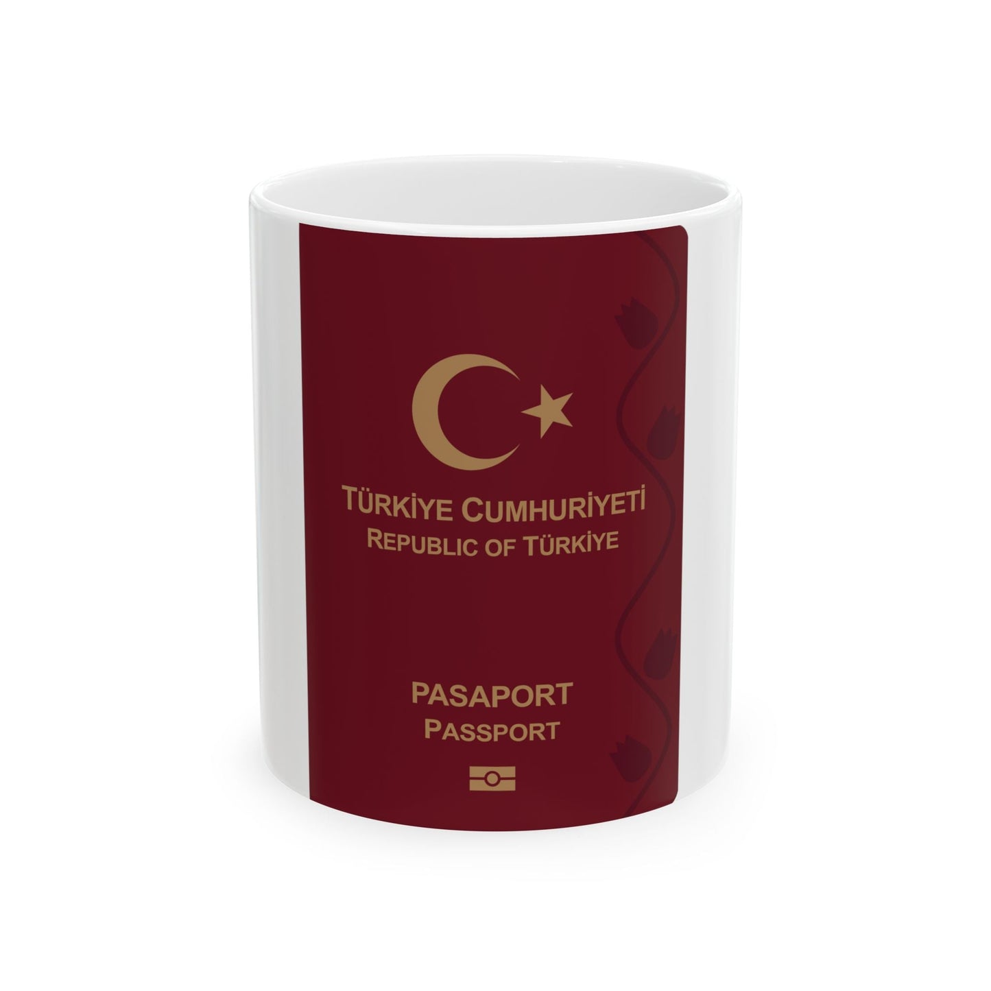 Turkish Passport - White Coffee Mug