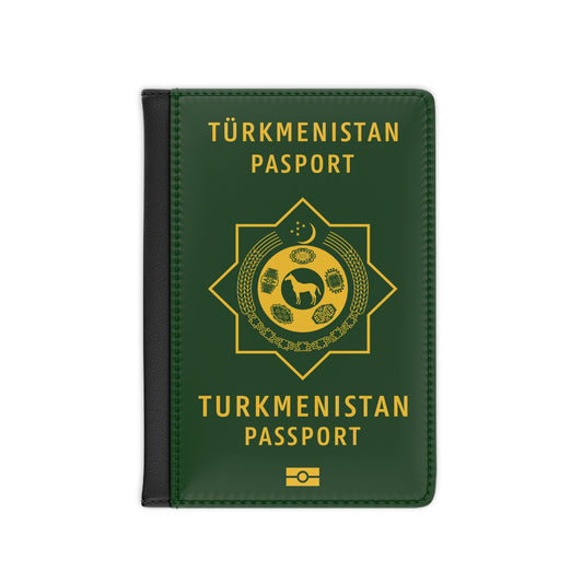 Turkmen Passport - Passport Holder-3.9" x 5.8"-The Sticker Space