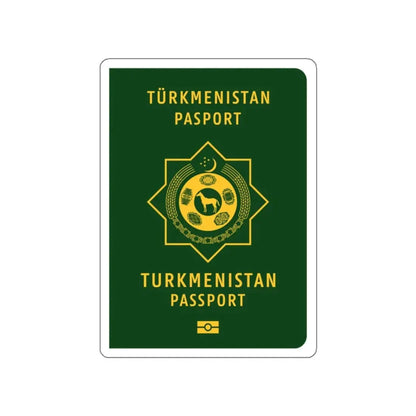 Turkmen Passport STICKER Vinyl Die-Cut Decal 2 Inch - The Sticker Space
