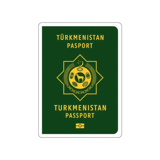 Turkmen Passport STICKER Vinyl Die-Cut Decal 2 Inch - The Sticker Space