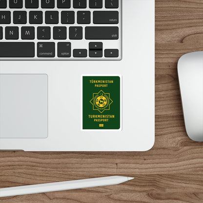 Turkmen Passport STICKER Vinyl Die-Cut Decal-The Sticker Space