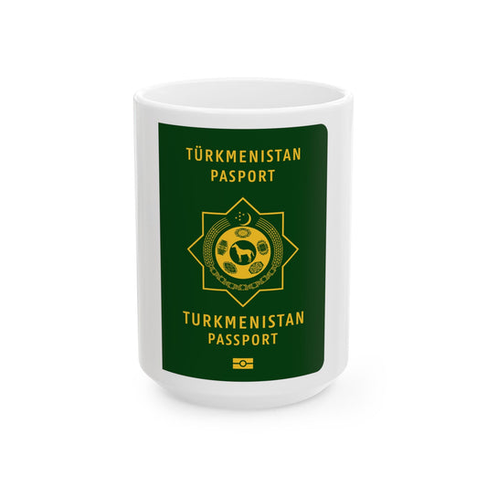 Turkmen Passport - White Coffee Mug