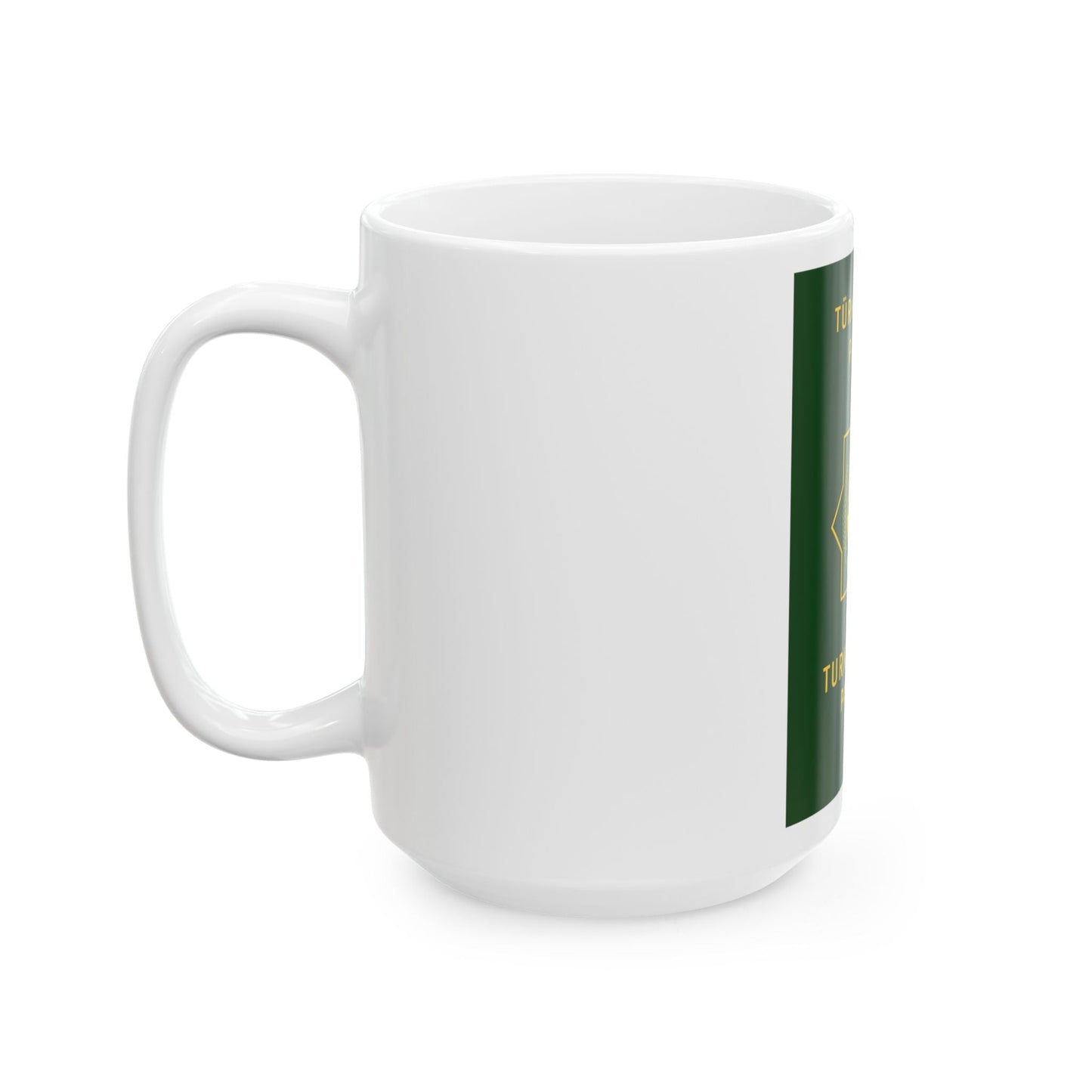 Turkmen Passport - White Coffee Mug