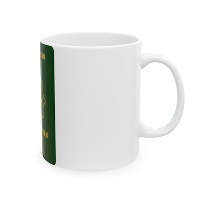 Turkmen Passport - White Coffee Mug