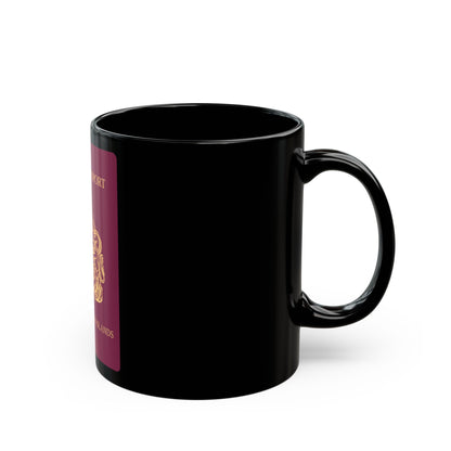 Turks And Caicos Islands Passport - Black Coffee Mug