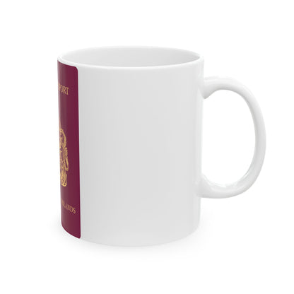 Turks And Caicos Islands Passport - White Coffee Mug