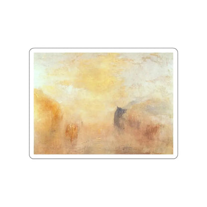 TURNER, Joseph Mallord William - 4 (Artwork) STICKER Vinyl Die-Cut Decal White Die-Cut 6 Inch - The Sticker Space