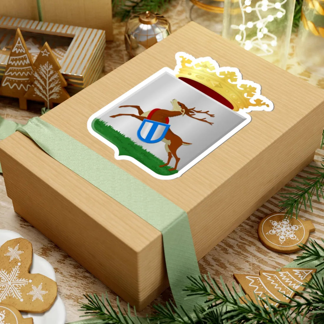 Turnhout wapen2 (Belgium) (Coat of Arms) STICKER Vinyl Kiss-Cut Decal - The Sticker Space