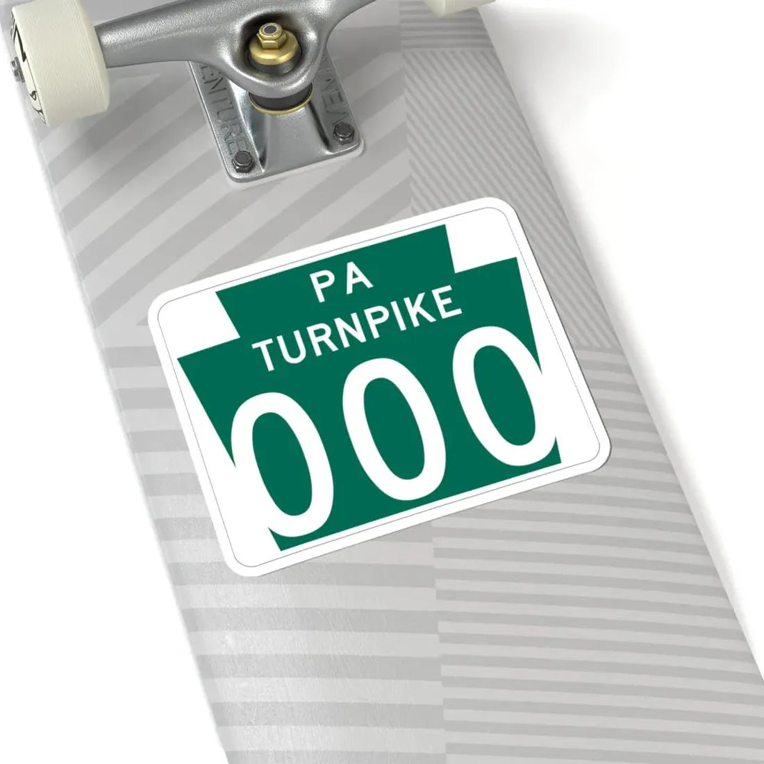 Turnpike-000 template (Pennsylvania) (Road Sign) STICKER Vinyl Kiss-Cut Decal - The Sticker Space