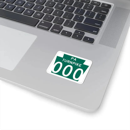 Turnpike-000 template (Pennsylvania) (Road Sign) STICKER Vinyl Kiss-Cut Decal - The Sticker Space