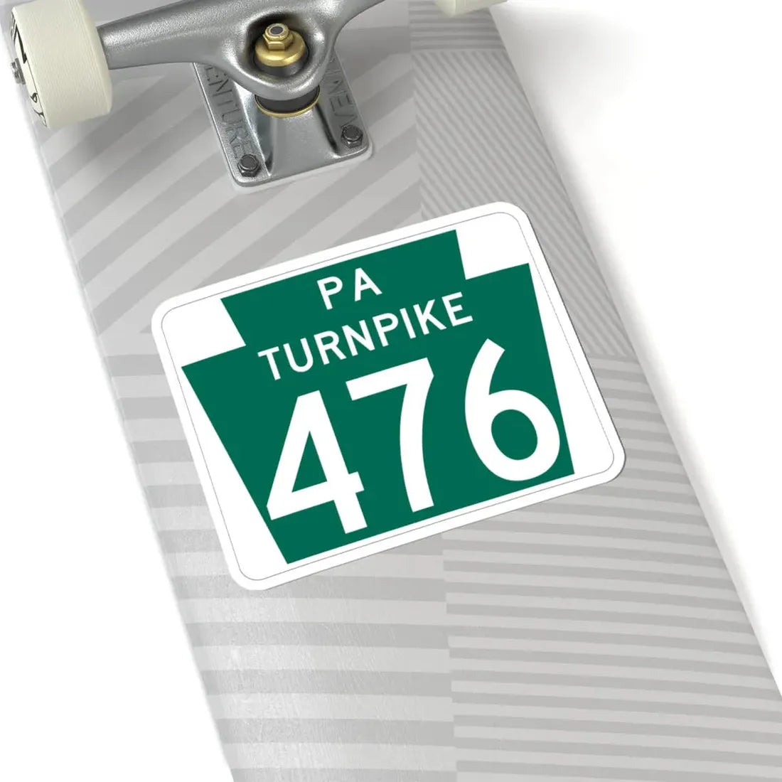 Turnpike-476 (Pennsylvania) (Road Sign) STICKER Vinyl Kiss-Cut Decal - The Sticker Space