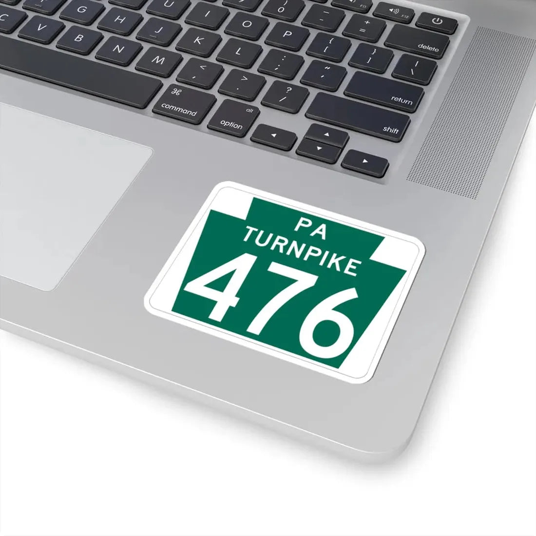 Turnpike-476 (Pennsylvania) (Road Sign) STICKER Vinyl Kiss-Cut Decal - The Sticker Space