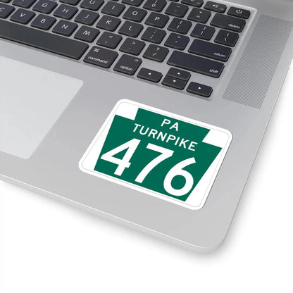Turnpike-476 (Pennsylvania) (Road Sign) STICKER Vinyl Kiss-Cut Decal - The Sticker Space