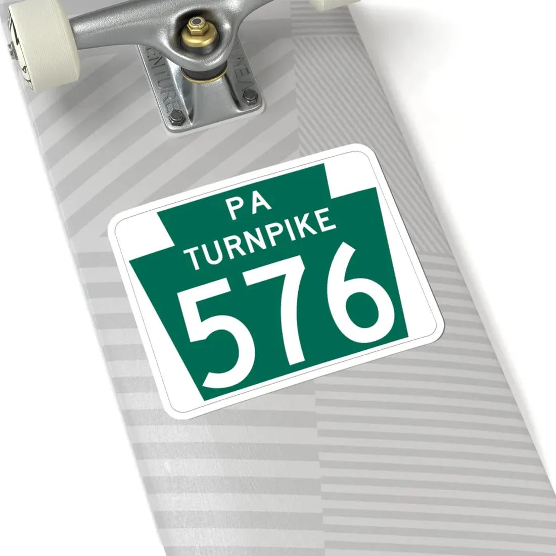 Turnpike-576 (Pennsylvania) (Road Sign) STICKER Vinyl Kiss-Cut Decal - The Sticker Space