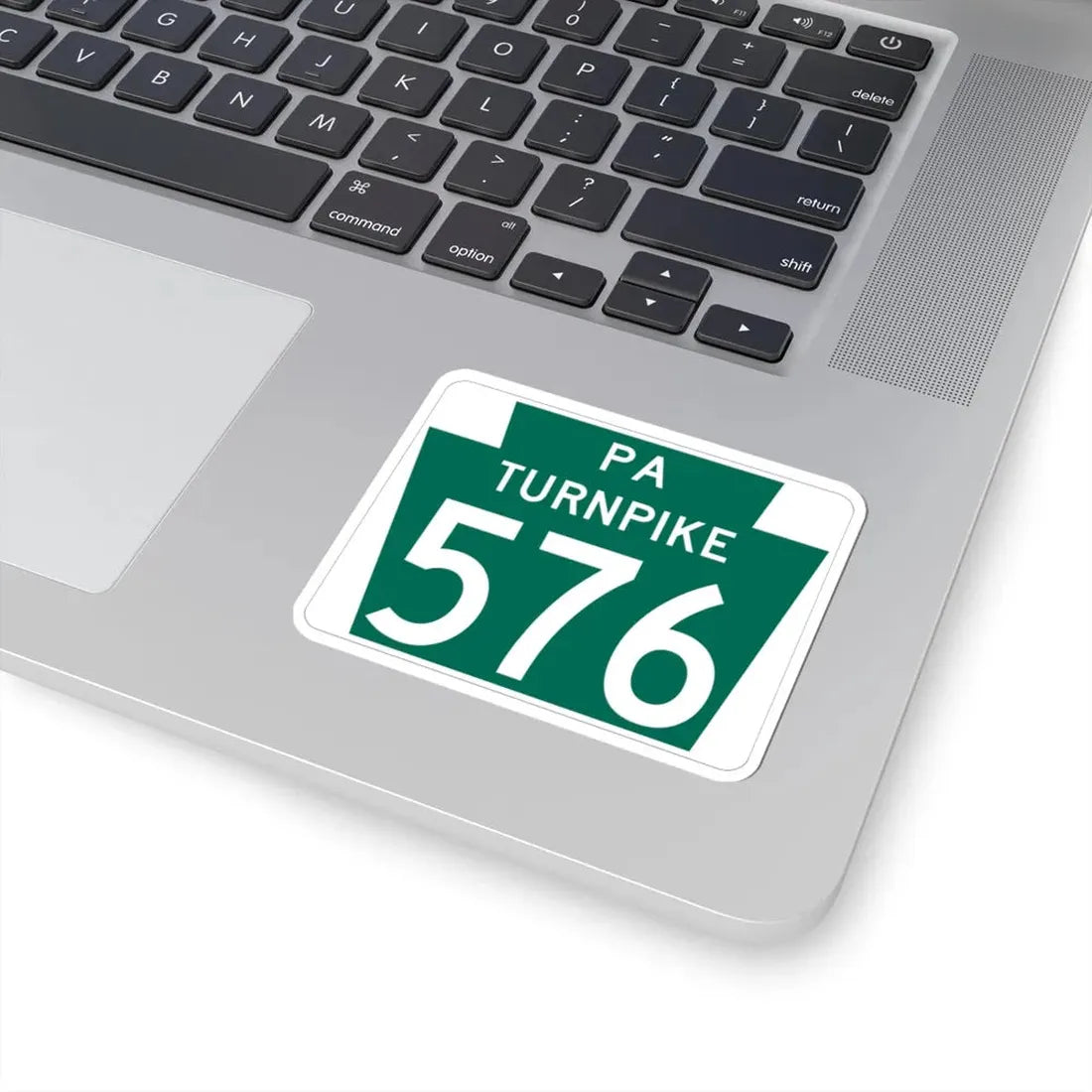 Turnpike-576 (Pennsylvania) (Road Sign) STICKER Vinyl Kiss-Cut Decal - The Sticker Space
